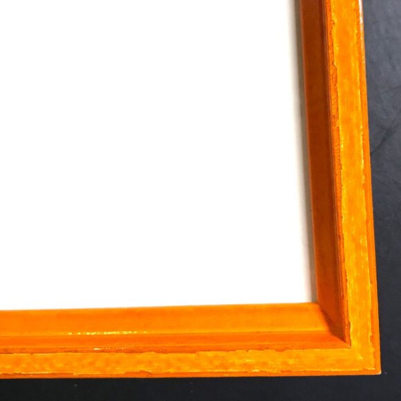 Vibrant Orange Glossy Colorful Frame - Ready to Use - 8x10 - w/Hardware - New - Picture 4 of 13